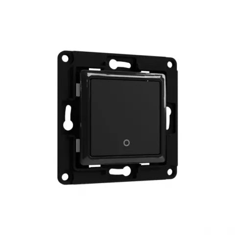 Shelly Wall Switch 1 Spínač, černý Shelly Wall Switch 1 Spínač, černý